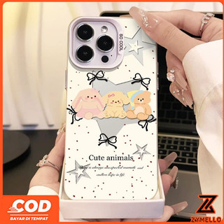 Thích hợp cho OPPO A5i A6 PRO A5X A5 5G A3 A3X A3 Pro A5 Pro A18 A3 A79 A38 A17 A57 A60 A77S A58 A78 A98 A54 A76 A96 A16 A15 A9 2020 A7 A5S A12 Gương Búp Bê Ba Ngôi Sao Đứng Shockpr