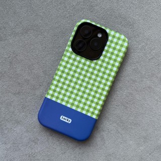 Ốp bảo vệ chân đế 2 trong 1 họa tiết kẻ sọc xanh lá cây cho iPhone 11 12 Pro 13 Pro Max 15 Pro Max 14 16 Pro 16 Plus 17 Air 17 Pro 17 Pro Max
