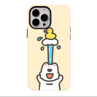 Ốp bảo vệ đứng 2 trong 1 họa tiết chú chó con ngộ nghĩnh cho iPhone 11 12 Pro 13 Pro Max 15 Pro Max 14 16 Pro 16 Plus 17 Air 17 Pro 17 Pro Max