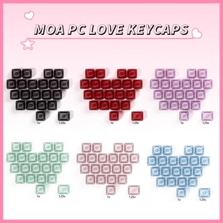 MOA Love Keycaps 21 phím Chất liệu PC Keycap trong suốt