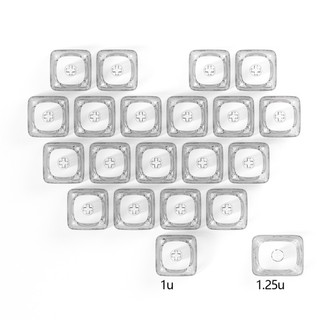 MOA Love Keycaps 21 phím Chất liệu PC Keycap trong suốt
