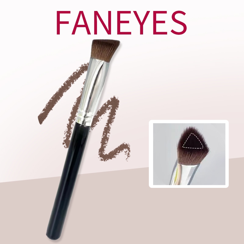 Tam giác Highlighter Bàn chải sắt Làm sáng bề mặt rãnh rách Đường luật trung bình Concealer Không có chổi đánh dấu Công cụ trang điểm làm sáng