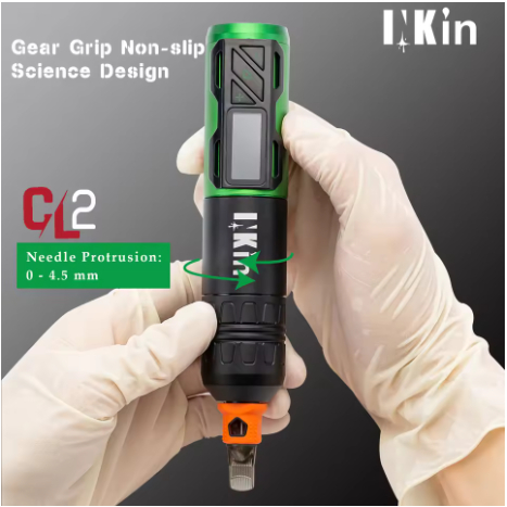 CL2 Không Dây Pin Hình Xăm Máy Bút Trang Điểm Vĩnh Viễn Động Cơ Thụy Sĩ Cho Hộp Mực Hình Xăm Kim