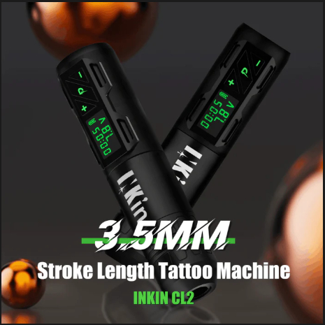 CL2 Không Dây Pin Hình Xăm Máy Bút Trang Điểm Vĩnh Viễn Động Cơ Thụy Sĩ Cho Hộp Mực Hình Xăm Kim