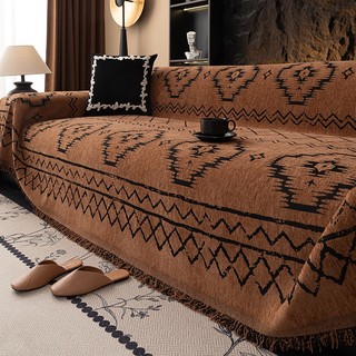 AIMI Khăn Trải Sofa Đa Chức Năng, Chống Trượt Vải Nhung Mềm Mại, Thoáng Khí Và Thoải Mái Bọc Ghế Sofa Thân Thiện Với Thú Cưng Thích Hợp Cho Ghế Sofa Chữ L Hai Hoặc Ba Chỗ Ngồi