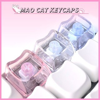 MAO Cat Keycaps 1U Chất liệu PC Keycap trong suốt
