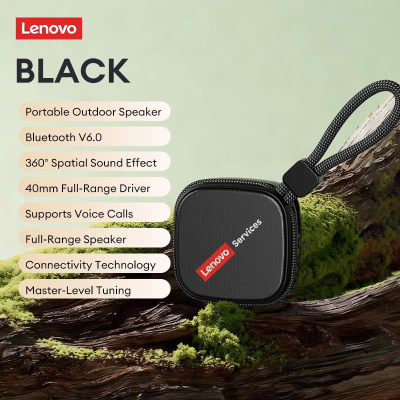 Loa Bluetooth di động Lenovo HD100 và loa Mini không dây có âm thanh vòm HiFi cộng với Mic tích hợp cho cuộc gọi | BigBuy360 - bigbuy360.vn