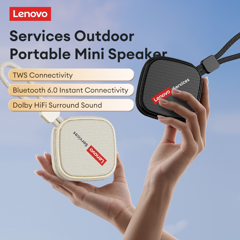 Loa Bluetooth di động Lenovo HD100 và loa Mini không dây có âm thanh vòm HiFi cộng với Mic tích hợp cho cuộc gọi | BigBuy360 - bigbuy360.vn