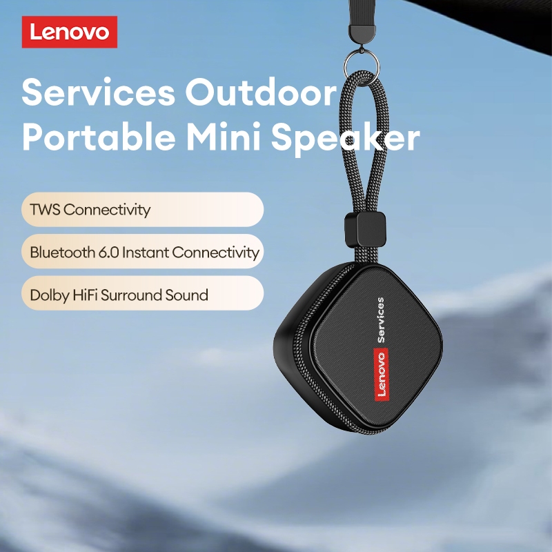 Loa Bluetooth di động Lenovo HD100 và loa Mini không dây có âm thanh vòm HiFi cộng với Mic tích hợp cho cuộc gọi | BigBuy360 - bigbuy360.vn
