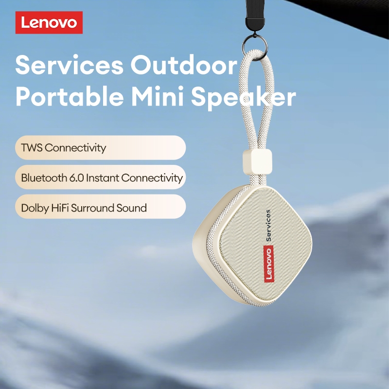 Loa Bluetooth di động Lenovo HD100 và loa Mini không dây có âm thanh vòm HiFi cộng với Mic tích hợp cho cuộc gọi | BigBuy360 - bigbuy360.vn