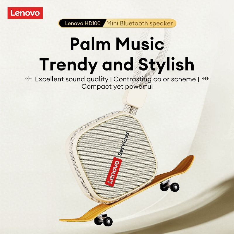 Loa Bluetooth di động Lenovo HD100 và loa Mini không dây có âm thanh vòm HiFi cộng với Mic tích hợp cho cuộc gọi | BigBuy360 - bigbuy360.vn