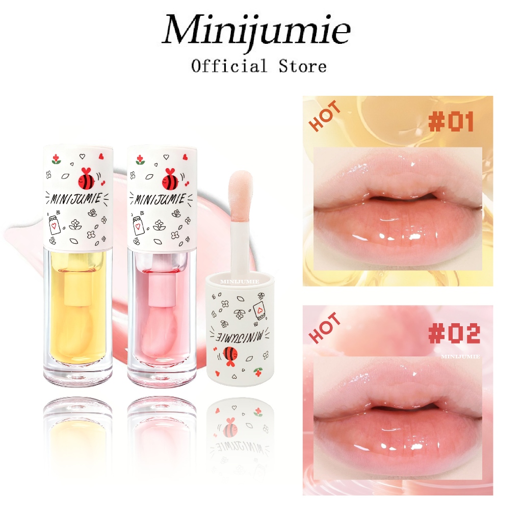 Son Dầu Dưỡng Hồng Môi Minijumie Honey & Milk Lip Oil 5g