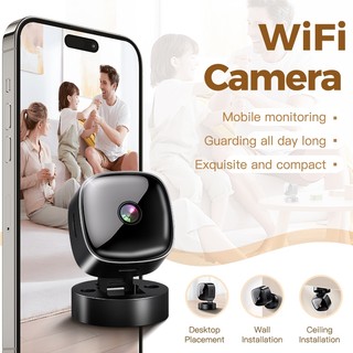 Camera IP Mini Wifi 1080 HD Máy Quay Micro Không Dây Phiên Bản Ban Đêm Xoay 360 Camera Giám Sát An Ninh Video Nhà Thông Minh