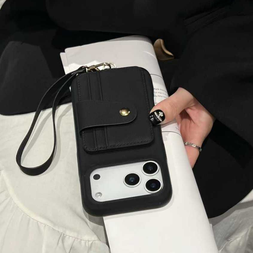 Ốp lưng cứng túi đựng thẻ đeo chéo tương thích cho iPhone 11 12 pro max 13 pro max 14 pro max 15 pro max 16 pro max 17 Pro max 17air 16plus ốp lưng