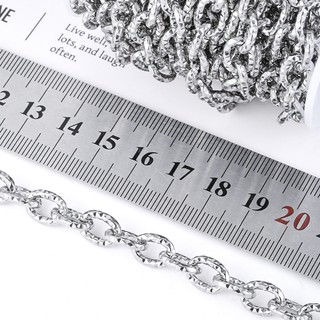 Dây chuyền hình bầu dục lõm bằng thép không gỉ, phù hợp cho trang sức cá nhân