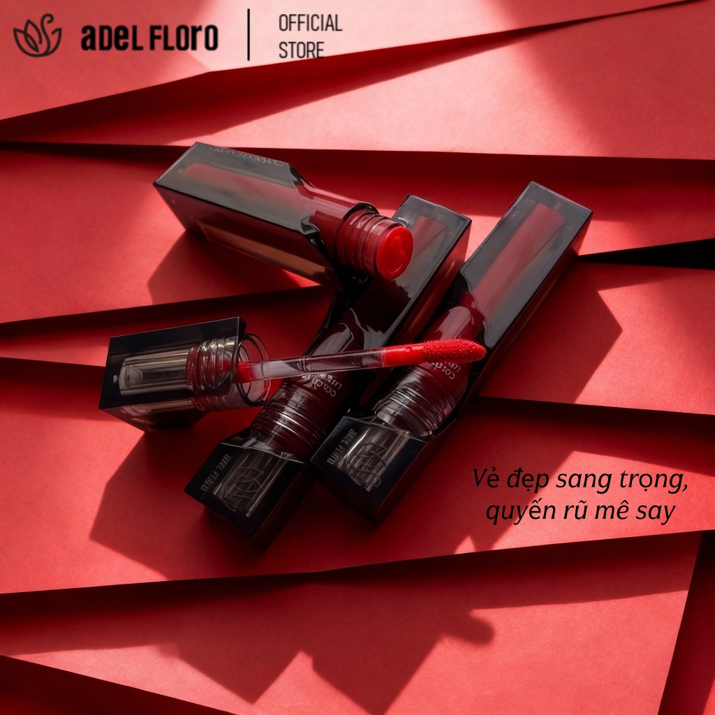 💄Son Dưỡng Bóng Gương【Adel Floro】-Căng Mọng Quyến Rũ, Bám Môi Lâu Trôi,Dưỡng Môi Mềm Mượt Không Dính