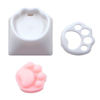 Có thể tháo rời Mèo Paw Keycaps Chất liệu PC DIY Silicone mềm Keycaps tùy chỉnh