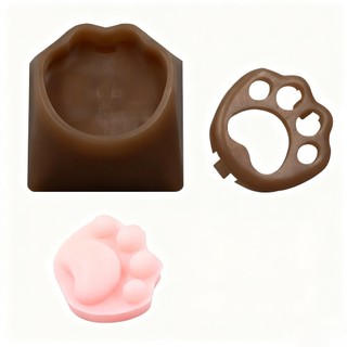 Có thể tháo rời Mèo Paw Keycaps Chất liệu PC DIY Silicone mềm Keycaps tùy chỉnh