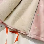 Áo khoác lót lông cừu phong cách mới 2025 cho bé gái, Parka da dày dành cho trẻ vừa và lớn, Áo khoác đệm Cotton thời trang cho bé gái — ảnh 3