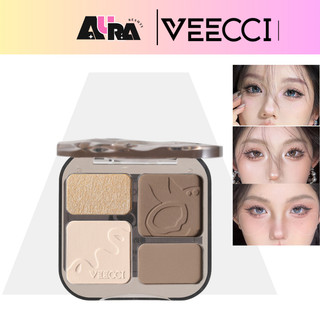 [HÀNG CHÍNH HÃNG] AURA x VEECCI Bảng Phấn Bắt Sáng Và Tạo Khối Tự Nhiên Lâu Trôi Chống Nước 8g