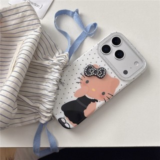 IPhone 17 Pro max 16 Pro max Chấm bi họa tiết mèo Chất liệu TPU Quá trình IMD Vỏ điện thoại