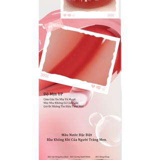 AURA x VEECCI Son Bóng Nước Son Bóng Tráng Gương Chống Dính Cốc Lâu Trôi Dưỡng Ẩm Và Che Phủ Đường Viền Môi 2g