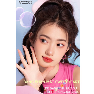 AURA x VEECCI Bảng Phấn Mắt Năm Màu Ánh Ngọc Trai Lấp Lánh Tông Đất Cho Người Mới Bắt Đầu 5.2g