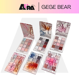 Pallete Mắt 12 Màu AURA x Gegebear | Phong Cách Hàn Quốc • Đa Năng (Mắt, Má, Tạo Khối) • Lên Màu Sống Động • #B-YY24