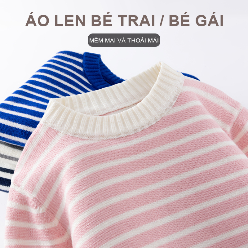 W.G.Q Áo len bé trai , ấm áp thoải mái khi in hình gấu , thích hợp cho thời tiết lạnh