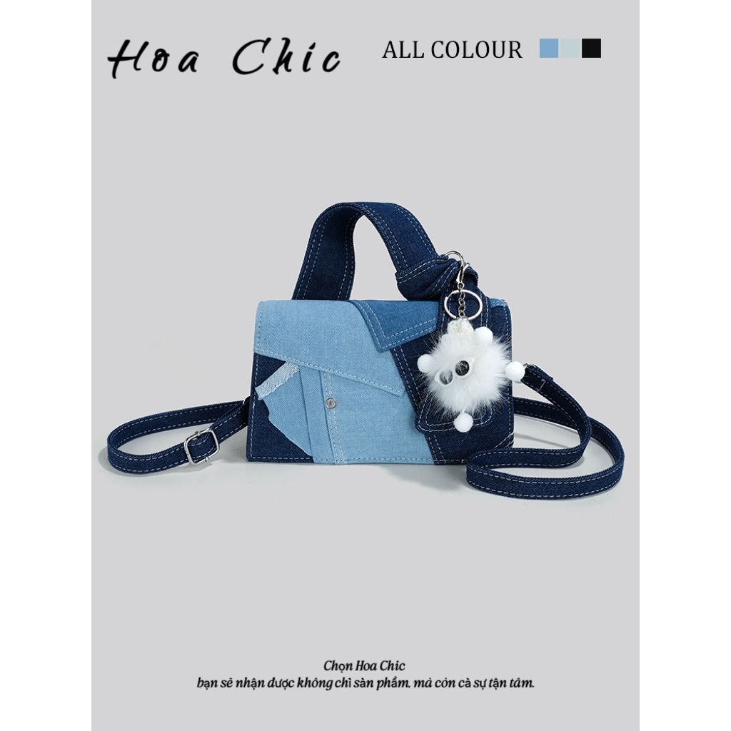 Bán Chạy Túi Hàn Quốc Niche Denim Túi Xách Nhỏ Túi Xách Nhỏ Mới Xuyên Biên Giới Túi Nữ Đi Lại Handba