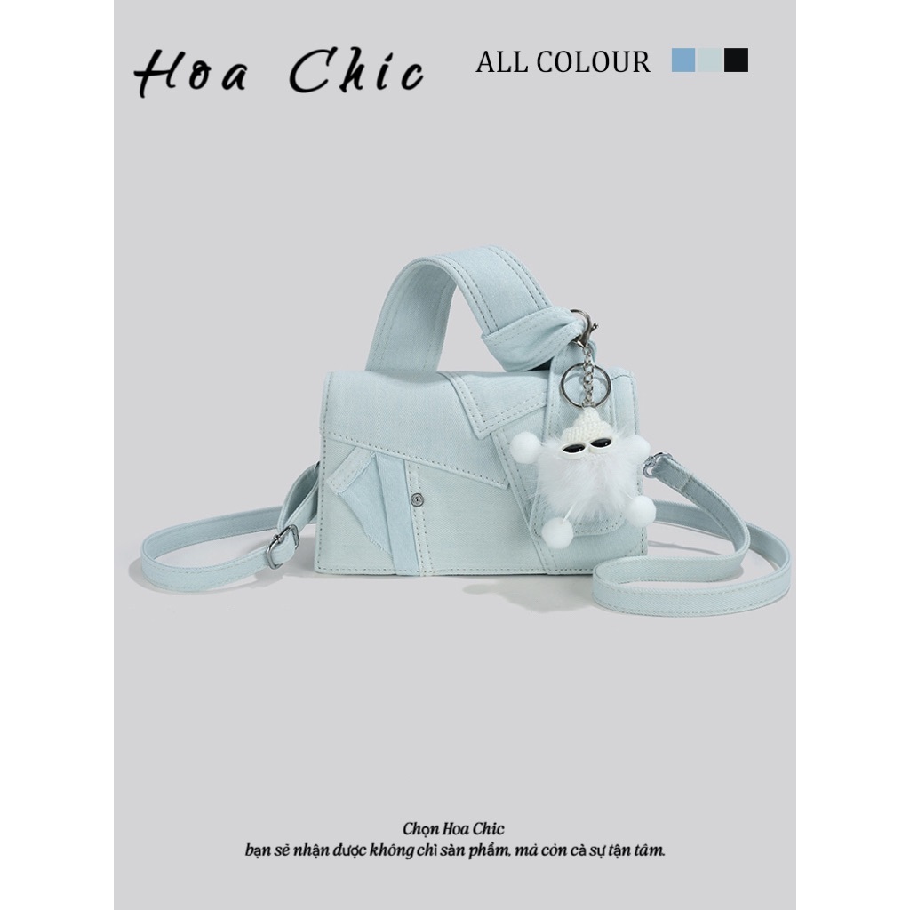 Bán Chạy Túi Hàn Quốc Niche Denim Túi Xách Nhỏ Túi Xách Nhỏ Mới Xuyên Biên Giới Túi Nữ Đi Lại Handba