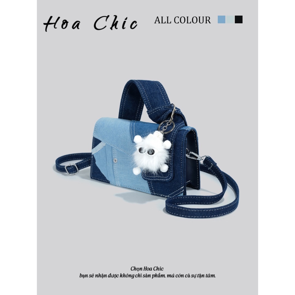 Bán Chạy Túi Hàn Quốc Niche Denim Túi Xách Nhỏ Túi Xách Nhỏ Mới Xuyên Biên Giới Túi Nữ Đi Lại Handba