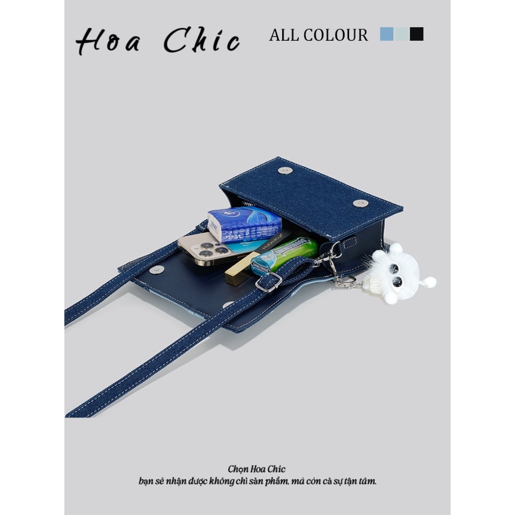 Bán Chạy Túi Hàn Quốc Niche Denim Túi Xách Nhỏ Túi Xách Nhỏ Mới Xuyên Biên Giới Túi Nữ Đi Lại Handba