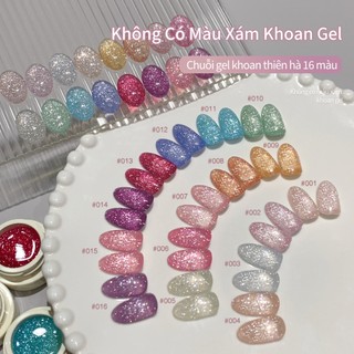 [ANNIES] Sơn móng tay Sequin sáng 5g Keo dán quang trị liệu bầu trời đầy sao Galaxy Nhu cầu chiếu sáng nhiều màu tùy chọn