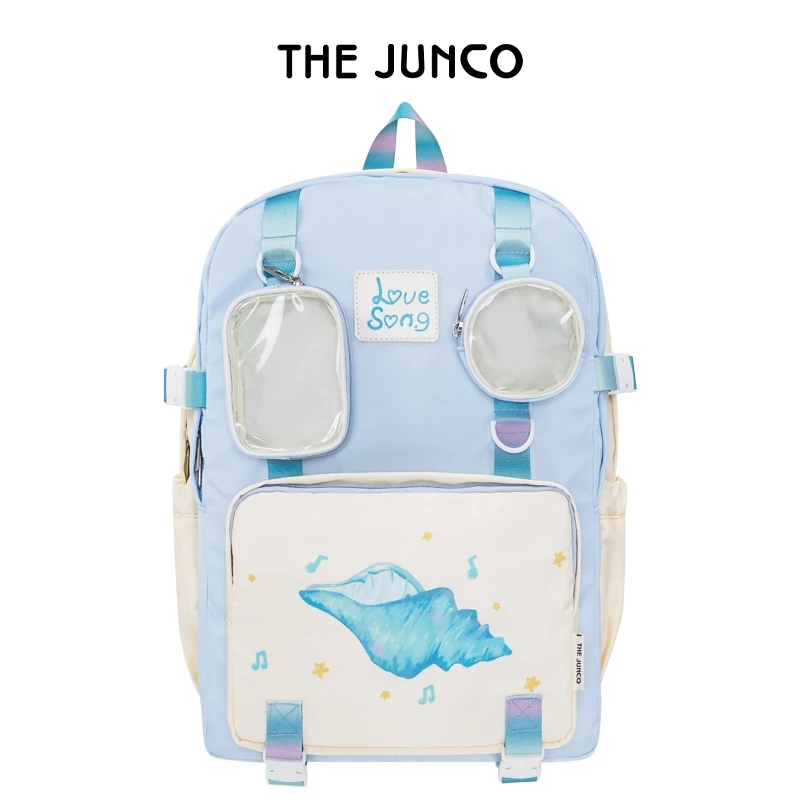 The Junco balo thời trang nữ Chống trộm Nhẹ nhàng Đa ngăn nữ túi du lịch Đi học Đi du lịch Giao hàng nhanh Quà tặng miễn phí — ảnh 1