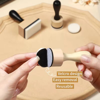 [ANNIES] Logic Làm Móng Tay Thép Tấm Làm Sạch Con Dấu Dụng Cụ Tiện Dụng Lười Velcro Bàn Chải Xốp Làm Sạch Móng Tay Dụng Cụ Lau Phụ Trợ
