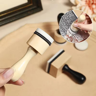 [ANNIES] Logic Làm Móng Tay Thép Tấm Làm Sạch Con Dấu Dụng Cụ Tiện Dụng Lười Velcro Bàn Chải Xốp Làm Sạch Móng Tay Dụng Cụ Lau Phụ Trợ