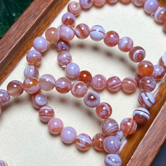 Vòng tay thuốc bụi mã não nữ - Tăng cường may mắn và năng lượng