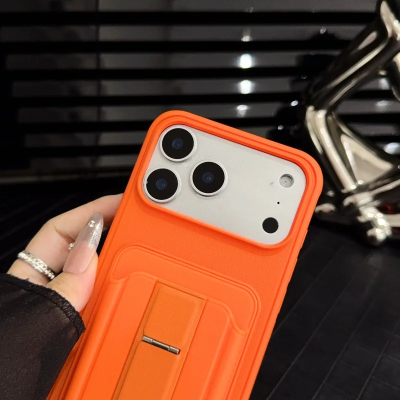 Từ Tính Gắn Xe Nẹp Khe Cắm Thẻ Dành Cho iPhone 17 Pro Max 17Air 16 15 Plus Xoay Giá Đỡ Chống Sốc Vỏ Điện Thoại