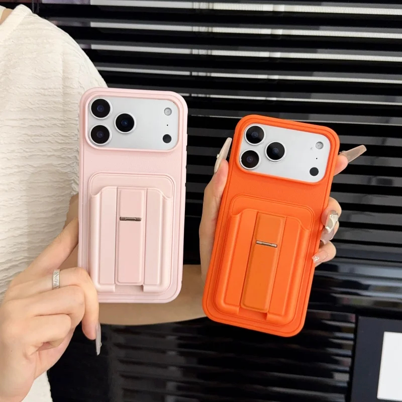 Từ Tính Gắn Xe Nẹp Khe Cắm Thẻ Dành Cho iPhone 17 Pro Max 17Air 16 15 Plus Xoay Giá Đỡ Chống Sốc Vỏ Điện Thoại