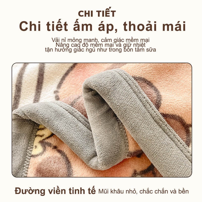 Feidimeng chăn lông cừu san hô Mỏng và thoáng khí Không rụng tóc,Chăn sofa, chăn ngủ trưa