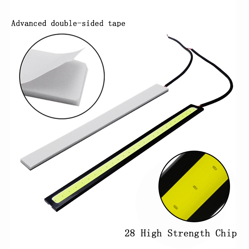 [Bán] 1 Đèn Chạy Ban Ngày Đa Năng 17cm Ô Tô COB DRL Đèn LED Dây Đèn Bên Ngoài SKD-25