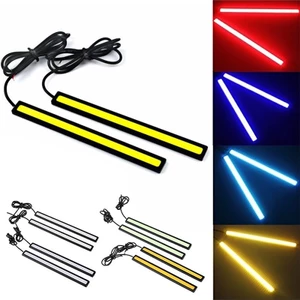 1 Đèn Chạy Ban Ngày Đa Năng 17cm Ô Tô COB DRL Đèn LED Dây Đèn Bên Ngoài SKD-25