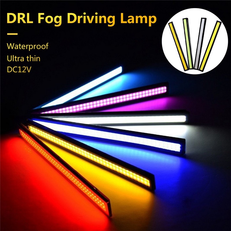 [Bán] 1 Đèn Chạy Ban Ngày Đa Năng 17cm Ô Tô COB DRL Đèn LED Dây Đèn Bên Ngoài SKD-25