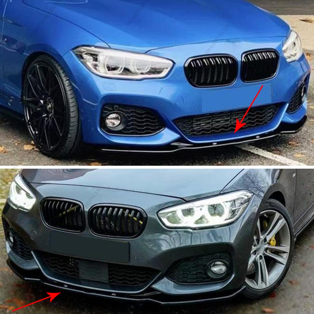 Dành Cho Xe BMW 1 Series F20 F21 M-Pack Sport 118i 120i 2015 2016 2017 2018 2019 Bộ Chia Phía Trước Không Khí Giảm Chấn Bảo Vệ Cản Môi cằm Điều Chỉnh Phụ Kiện