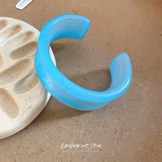 Drejew Acrylic - Lắc Tay Nữ Vintage Chunky, Nhựa Trong Suốt, Phù Hợp làm Quà Tặng