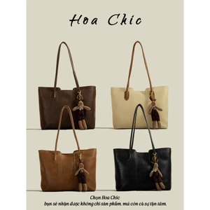 Túi Kết Cấu Cao Cấp Xuân Hè Retro Dung Tích Lớn Túi Đeo Vai Phong Cách Mới Hợp Thời Trang Da Mềm Phù Hợp Với Commu