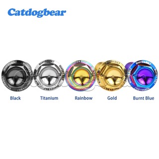 Catdogbear Titan Bolt M7 x10 15 20 25 30 35 40 45 50mm Vít Thread Pitch 1.0mm Xe Máy Titan Bu Lông Mặt bích Đầu