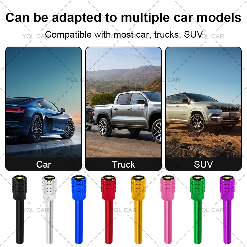 1 / 4 Hợp Kim Cột Cửa Ô Tô Nút Nắp Khóa Cửa Ô Tô Núm Cho Xe Chevrolet Captiva Colorado Cruze Spark Malibu Aveo