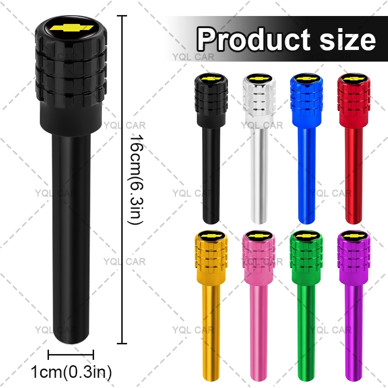 1 / 4 Hợp Kim Cột Cửa Ô Tô Nút Nắp Khóa Cửa Ô Tô Núm Cho Xe Chevrolet Captiva Colorado Cruze Spark Malibu Aveo